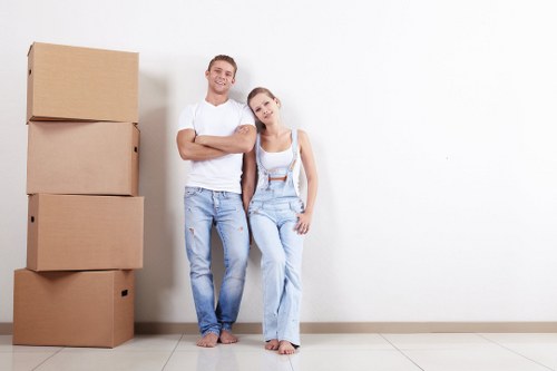 Local movers helping with a home move in Neasden