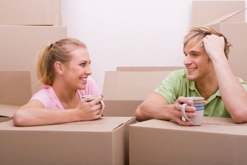 Neasden man and van transporting furniture and boxes