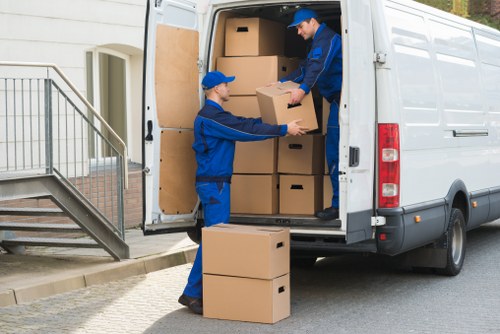 Commercial removals support for a business move near Neasden