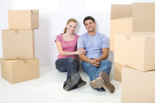 Local removals team planning a move near Neasden