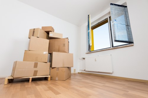 A Neasden house removal team organising a move day