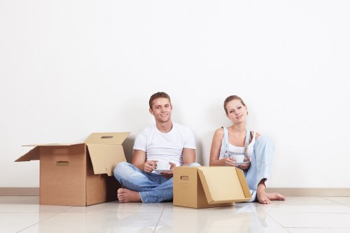 Moving checklist and packed belongings prepared for a Neasden relocation