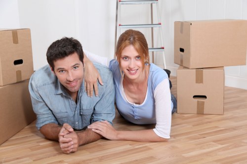 Man and van helping with a flat move near Neasden