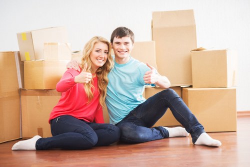 Local removal van for flat and house moves in Neasden