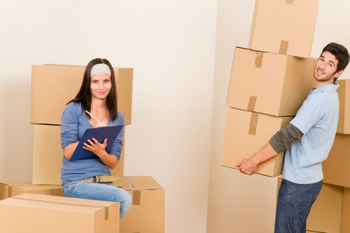 Man and van service handling office furniture and equipment in Neasden