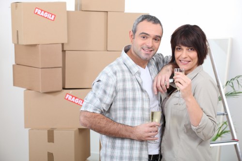 Careful packing and furniture protection for a local move in Neasden